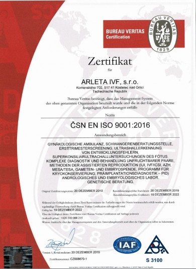 ČSN EN ISO 9001:2016 DE